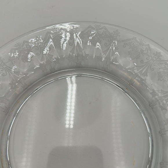 Vesta Clear Luncheon Plate by Glastonbury Lotus- set of 3 - Picture 12 of 16